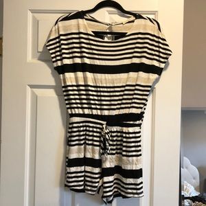 Striped T-shirt Romper